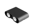 Arandela Led Lars Preto 4W IP65 Just Home Collection