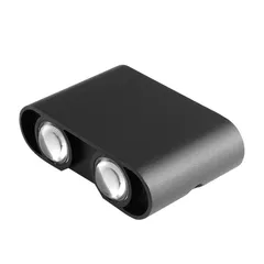 Arandela Led Lars Preto 4W IP65 Just Home Collection