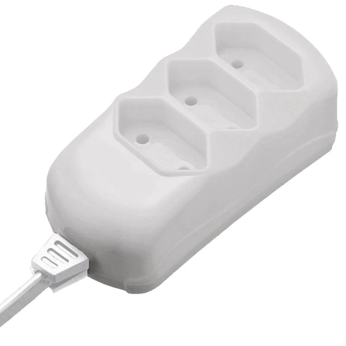 Prolongador 3 Pinos 2P+T 10A Cabo Pl Com 5M, marca Foxmix - Foto Principal