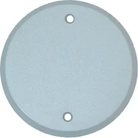 Placa Redonda Foxmix Branca 3"