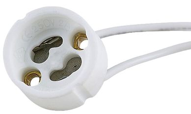 Soquete para Lampada Halogena GZ10 com Rabicho