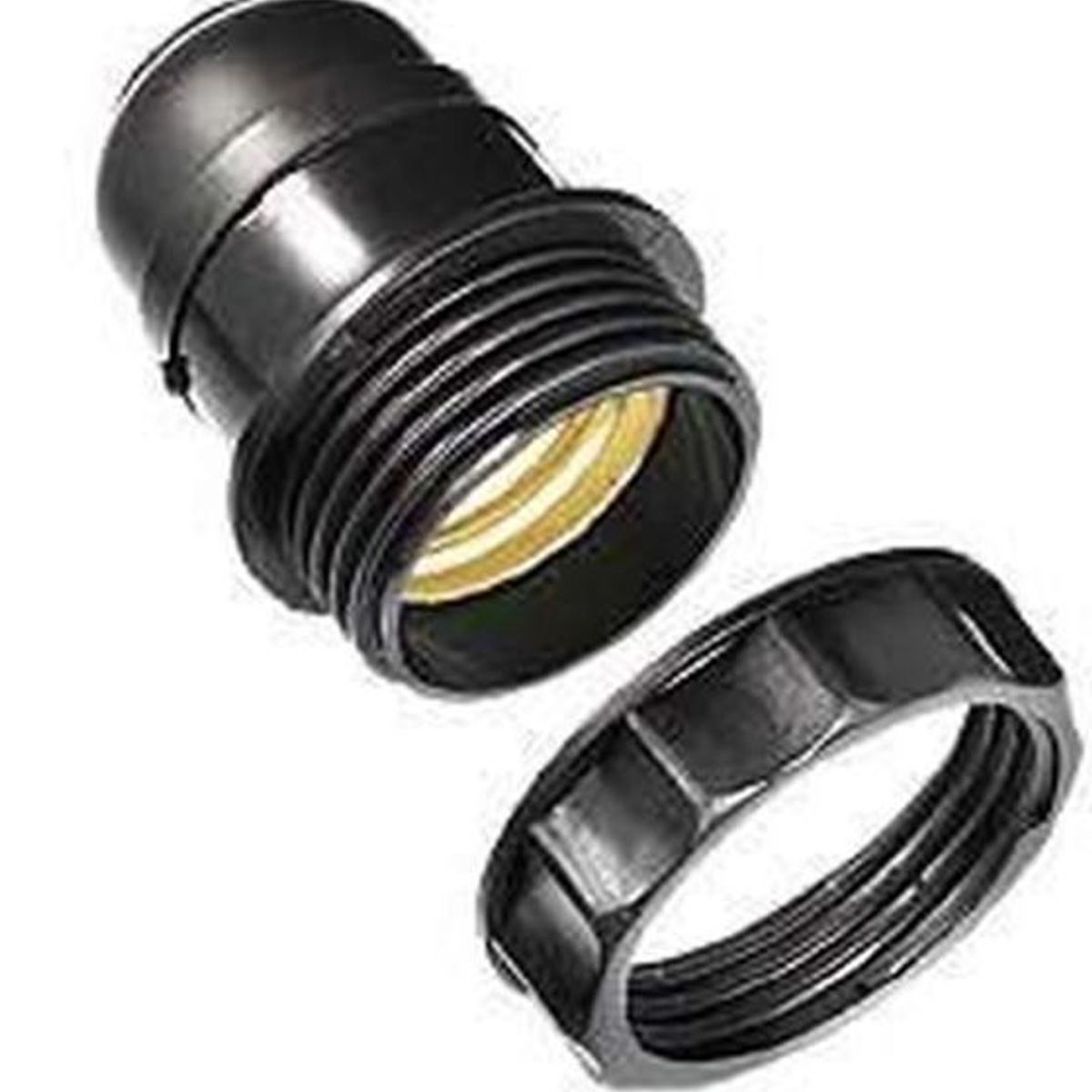 Soquete Universal com Niple Arruela Preto, marca Foxmix - Foto 2