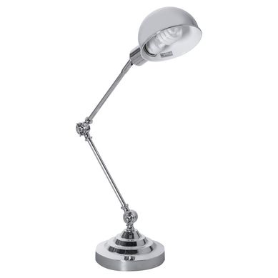 Luminria de Mesa Escritrio Metal Cromo Cinza Just Home Collection