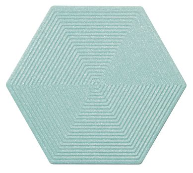 Revestimento Love Hexa BL Brilhante Retificado 17,4x17,4cm Azul