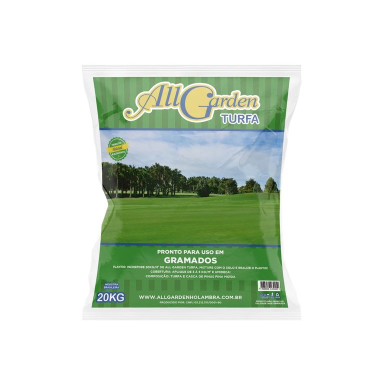 Substrato para Gramados Turfa Saco 20Kg All Garden | Sodimac