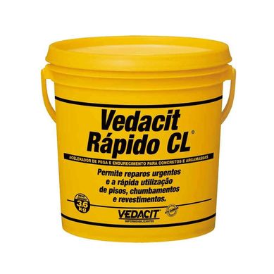 Vedacit Aditivo Acelerador CL 3,6kg Vedacit