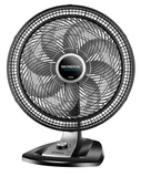 Ventilador de Mesa 40cm 8pás Turbo, Preto, 127V