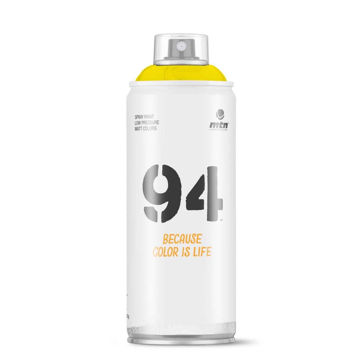 Tinta Spray 94 Amarelo Fluorescente Fosco, marca Montana - Foto Principal
