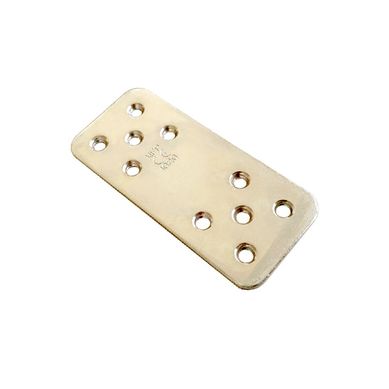 Placa Juno Reta 40x90x2,5mm Ao Galv