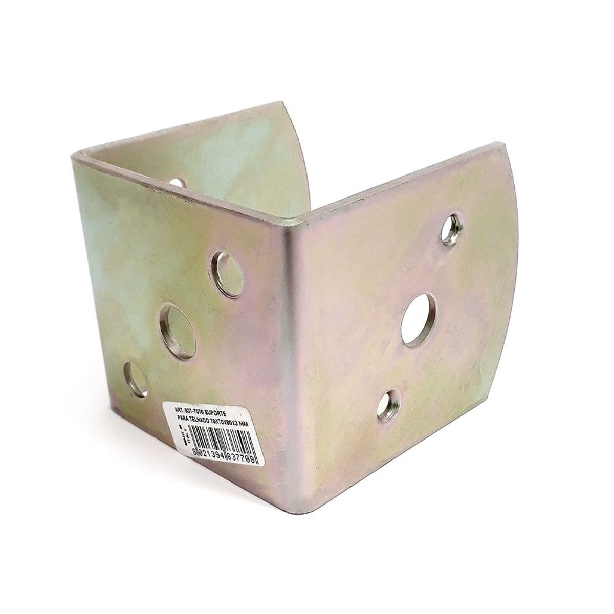 Supor Telhado 70x70x80x3,0mm Aço Galvanizado, marca IT Ferragens Inteligentes - Foto 2