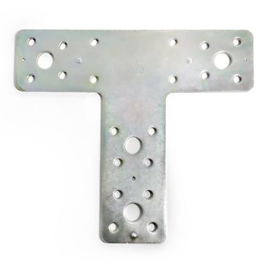 Placa em T 145x150x2,5mm Ao Gal