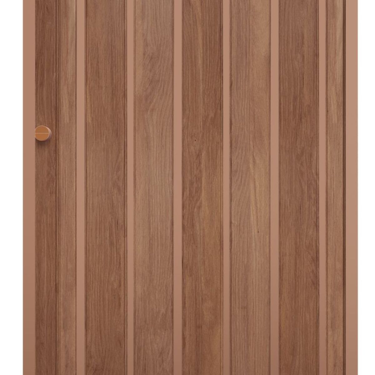 Porta Sanfonada  PVC Decor Wood 70x210cm Castanho, marca Araforros - Foto Principal