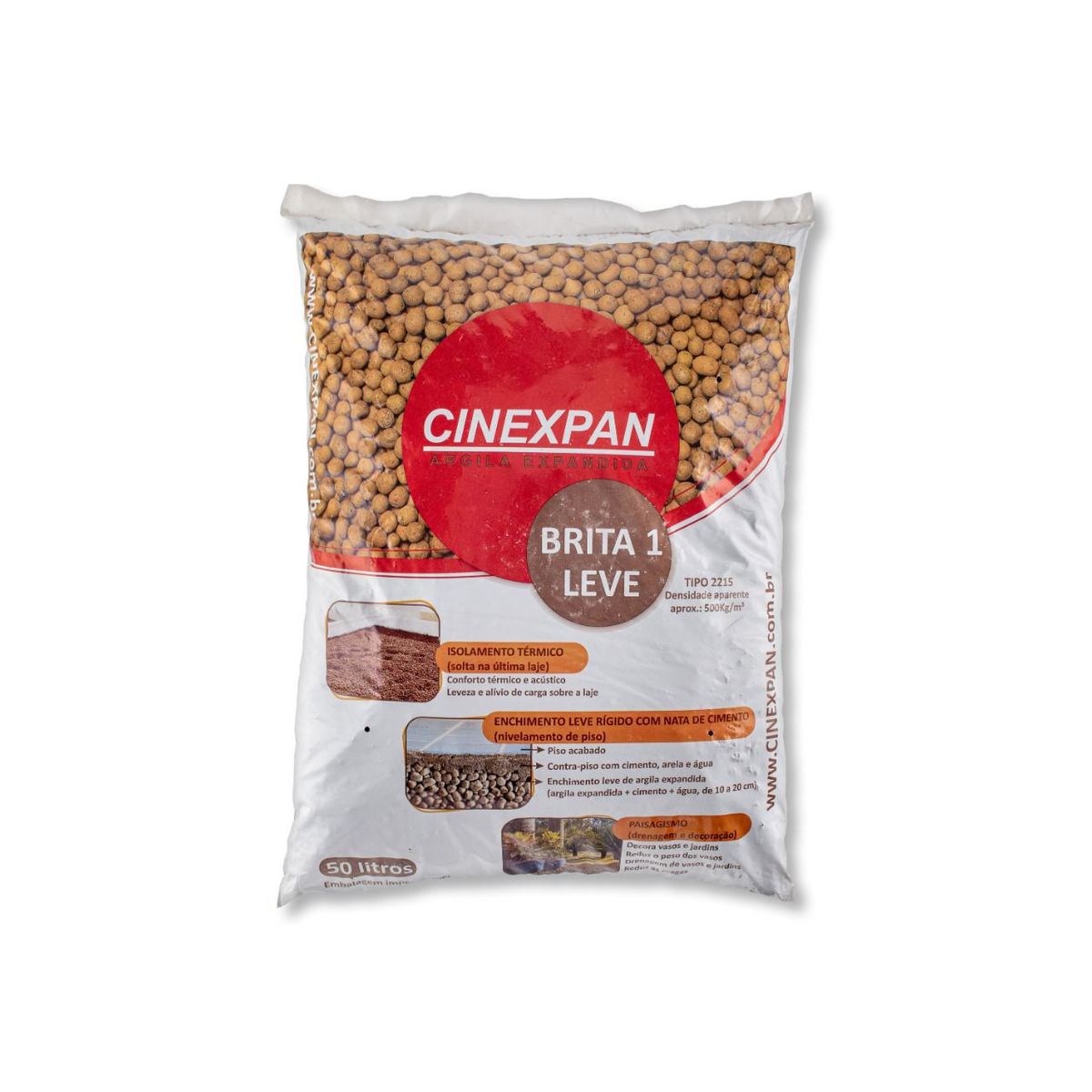 Argila Expandida 50L, marca Cinexpan - Foto Principal