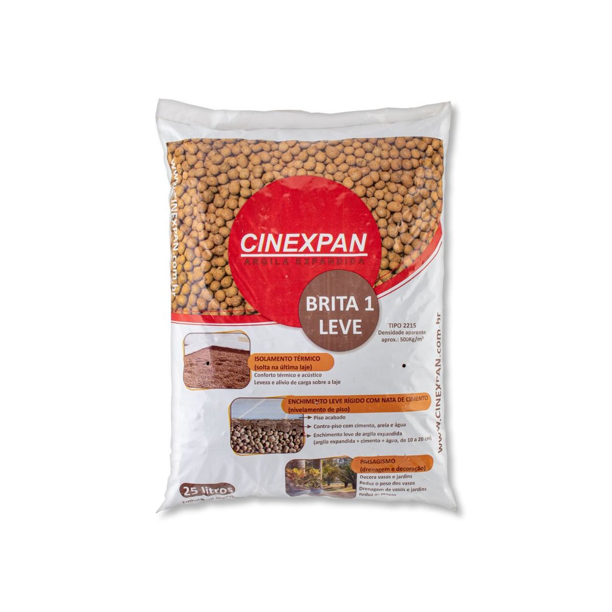 Argila Expandida 25L, marca Cinexpan - Foto Principal