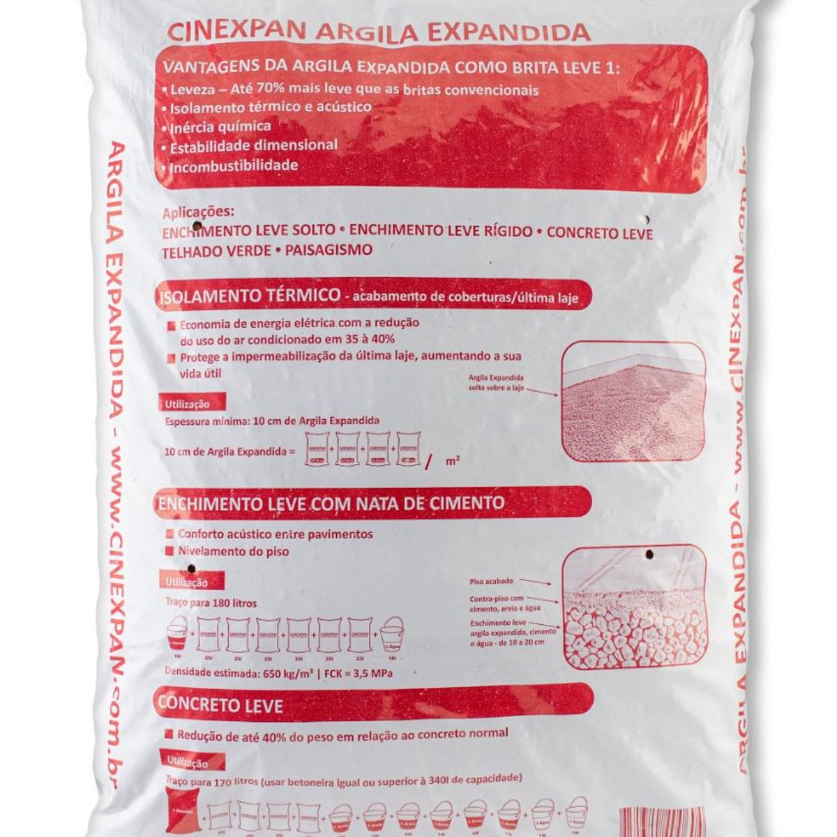 Argila Expandida 25L, marca Cinexpan - Foto 2