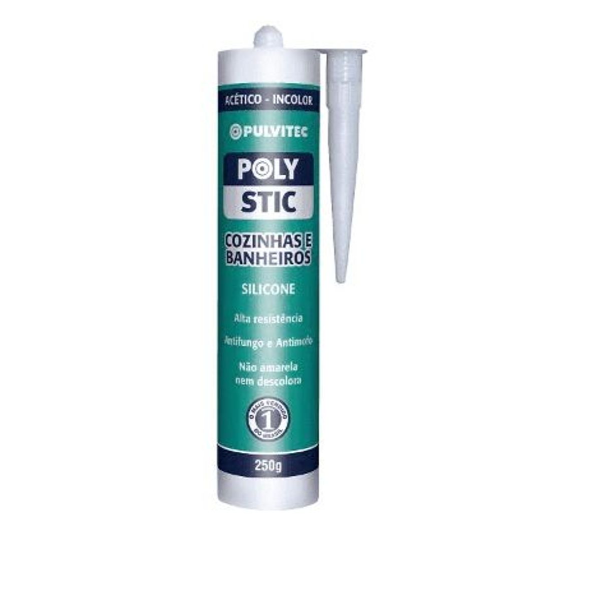Polystic Cozinha e Banheiro 250G Incolor, marca Pulvitec - Foto Principal