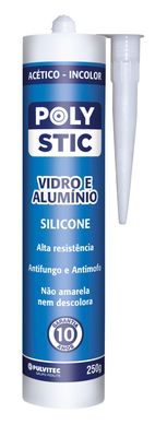 Polystic Vidro e Alumnio 250G Incolor