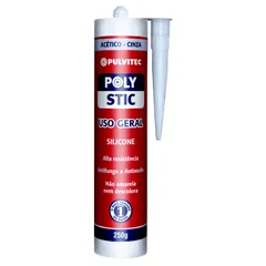 Polystic Uso Geral 0,250 kg Cinza
