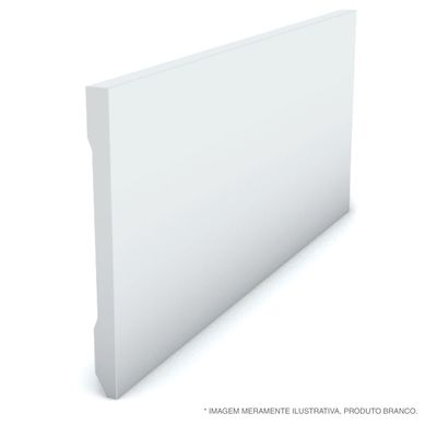 Rodape 591 Liso Bco 240X13X1,3 Holztek
