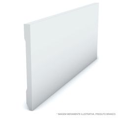 Rodape 591 Liso Bco 240X13X1,3 Holztek