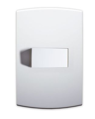 Conjunto Interruptor Simples 4X2 10A Halux Deluxe Branco