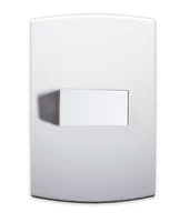 Conjunto Interruptor Simples 4X2 10A Halux Deluxe Branco