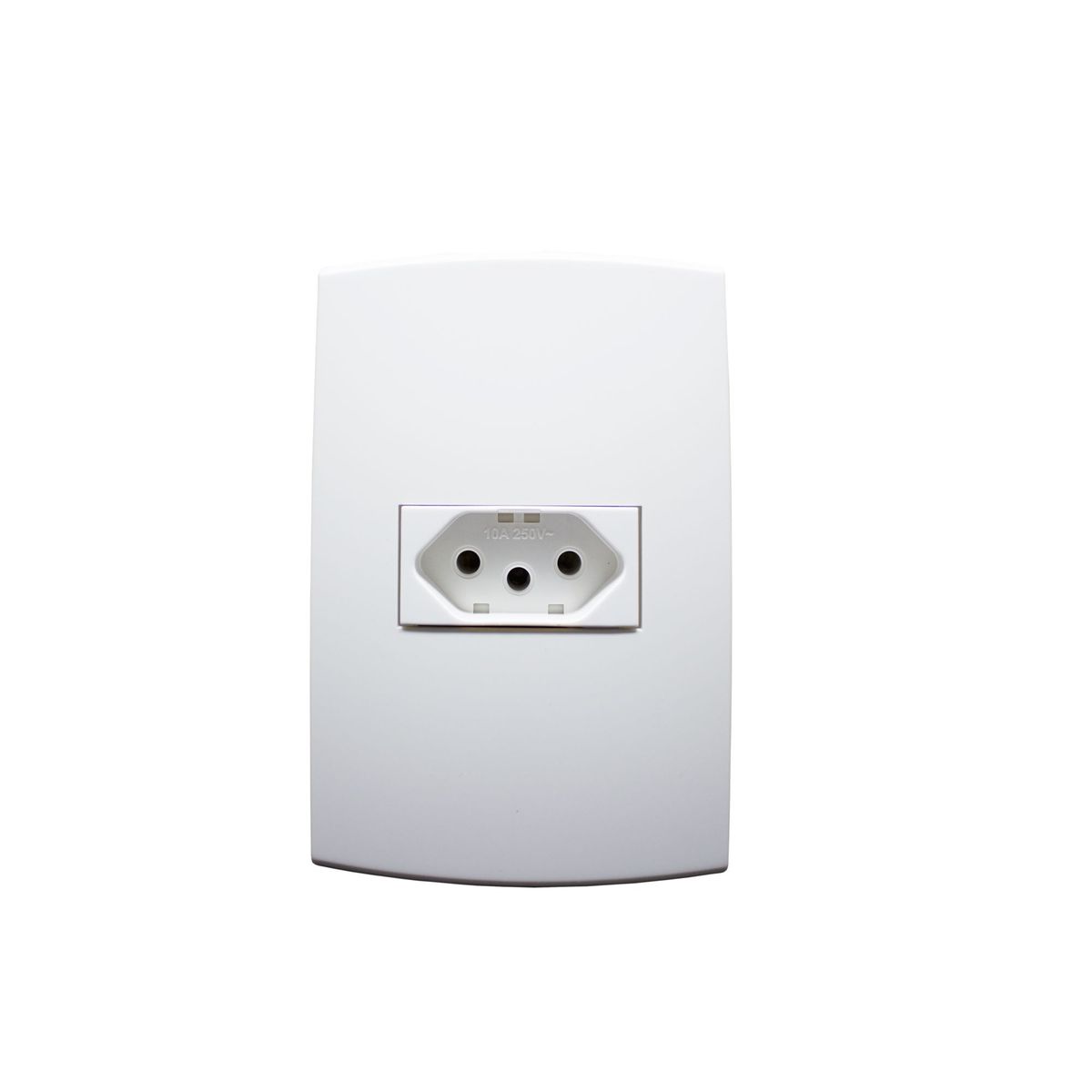 Conjunto Tomada 4X2 10A Halux Deluxe Branco, marca Halux Deluxe - Foto Principal