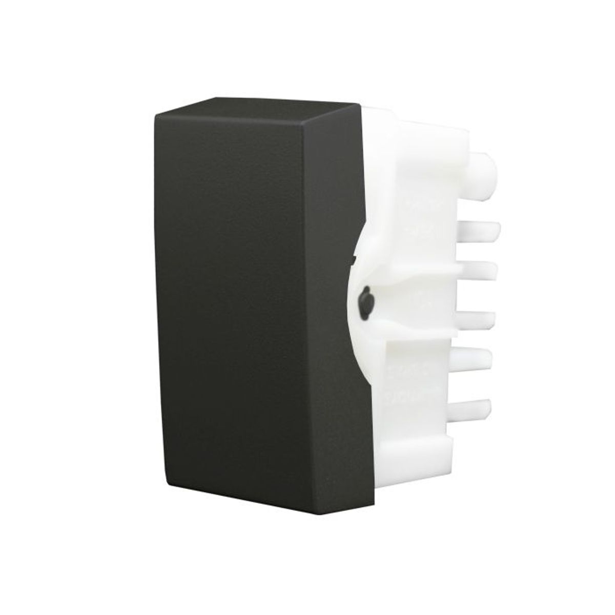 Módulo Interruptor Simples 10A Halux Deluxe Preto Bivolt, marca Alumbra - Foto Principal