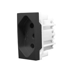 Módulo Tomada 10A Halux Deluxe Preto Bivolt