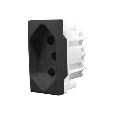 Mdulo Tomada 20A Halux Deluxe Preto Bivolt