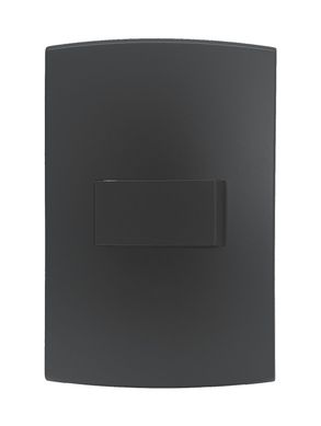 Conjunto Interruptor Simples 4X2 10A Halux Deluxe Preto