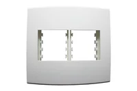 Placa Com Suporte Halux Deluxe Branca 4X4 4 Postos
