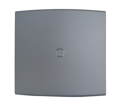 Placa Com Suporte Cega Halux Deluxe Grafite 4X4 