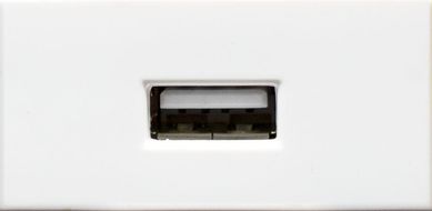 Mdulo Carregador Usb 2A Halux Deluxe Branca Bivolt
