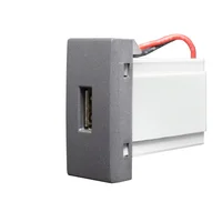 Módulo Carregador Usb 2A Halux Deluxe Grafite Bivolt