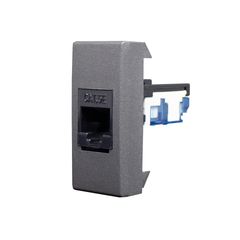 Módulo Informática Rj45 Cat5E Halux Deluxe Grafite