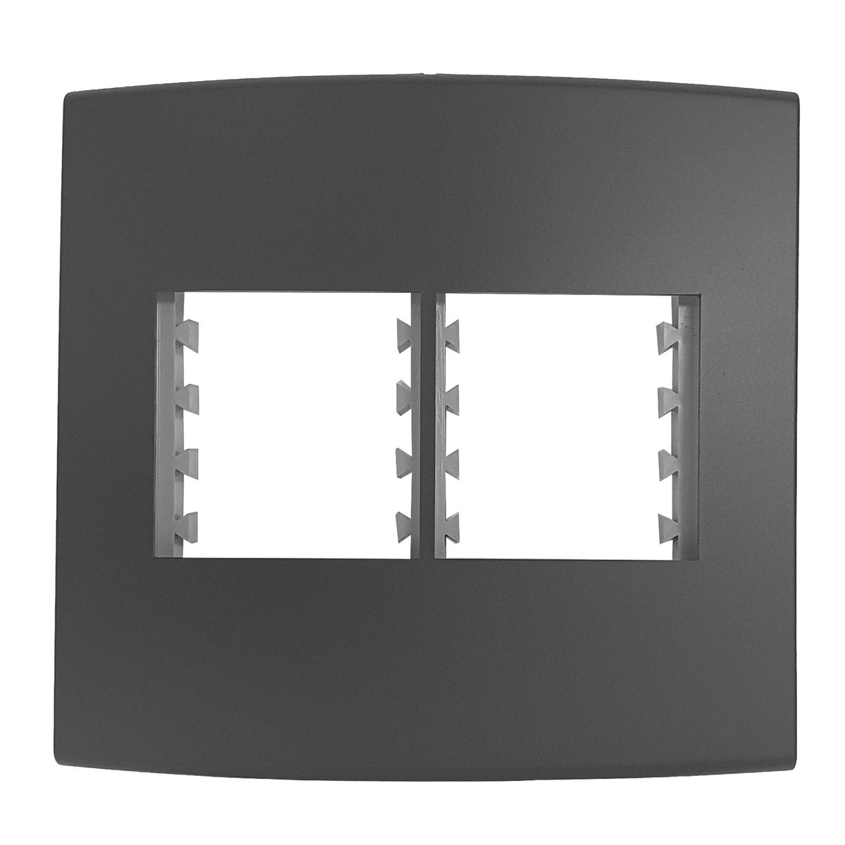Placa Com Suporte Halux Deluxe Preto 4X4 4 Postos, marca Alumbra - Foto Principal