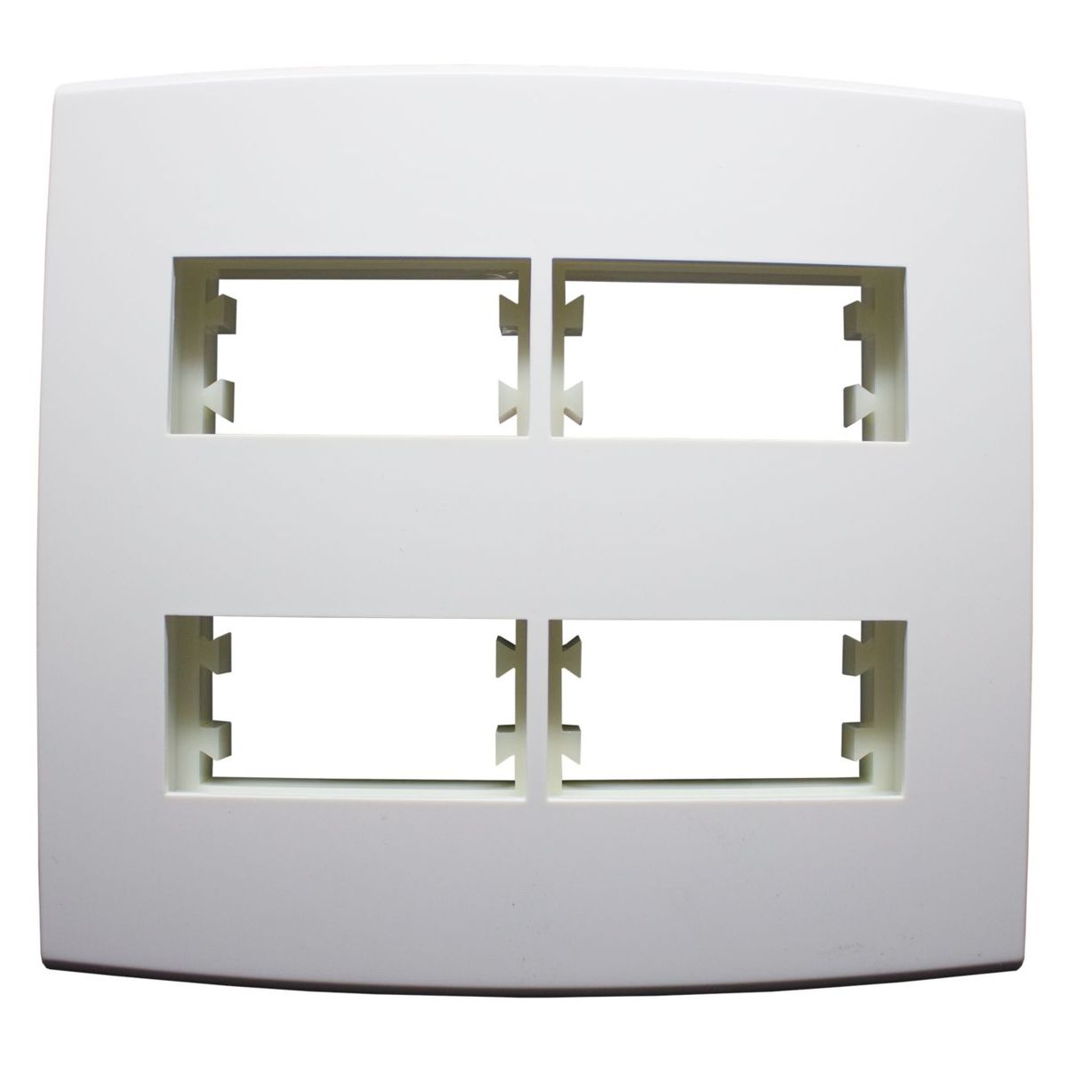 Placa Com Suporte Halux Deluxe Branca 4X4 4 Postos, marca Halux Deluxe - Foto Principal