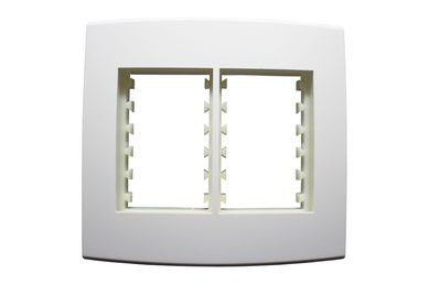 Placa Com Suporte Halux Deluxe Branca 4X4 6 Postos