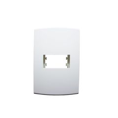 Placa Com Suporte Halux Deluxe Branca 4X2 1 Posto