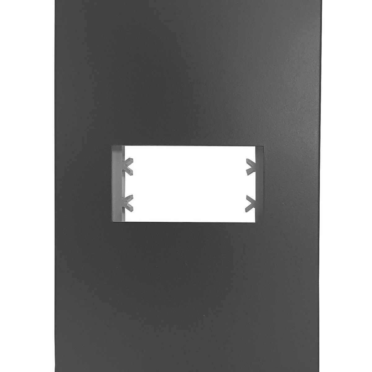 Placa Com Suporte Halux Deluxe Preto 4X2 1 Posto, marca Alumbra - Foto Principal