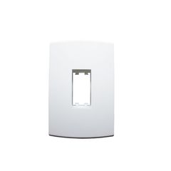 Placa Com Suporte Halux Deluxe Branca 4X2 1 Posto