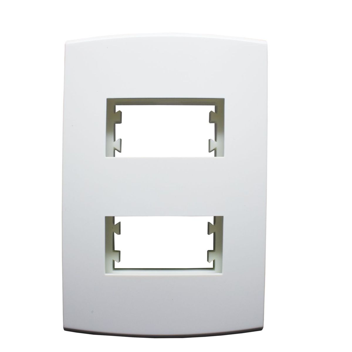 Placa Com Suporte Halux Deluxe Branca 4X2 2 Postos, marca Halux Deluxe - Foto Principal