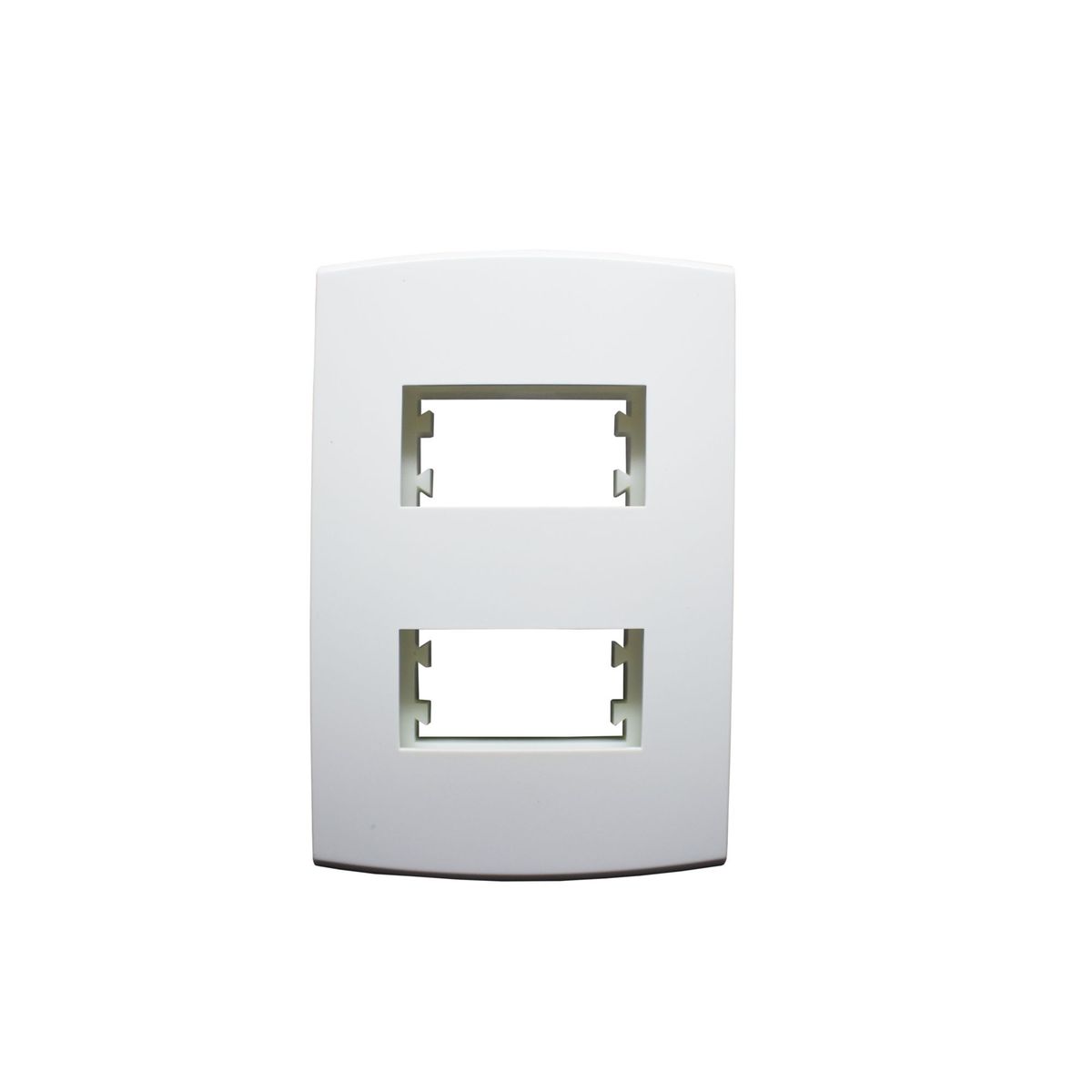 Placa Com Suporte Halux Deluxe Branca 4X2 2 Postos, marca Halux Deluxe - Foto Principal