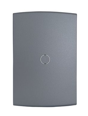 Placa Com Suporte Cega Halux Deluxe Grafite 4X2 