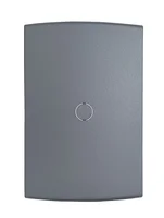 Placa Com Suporte Cega Halux Deluxe Grafite 4X2