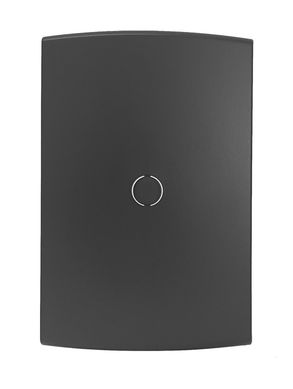 Placa Com Suporte Cega Halux Deluxe Preto 4X2 