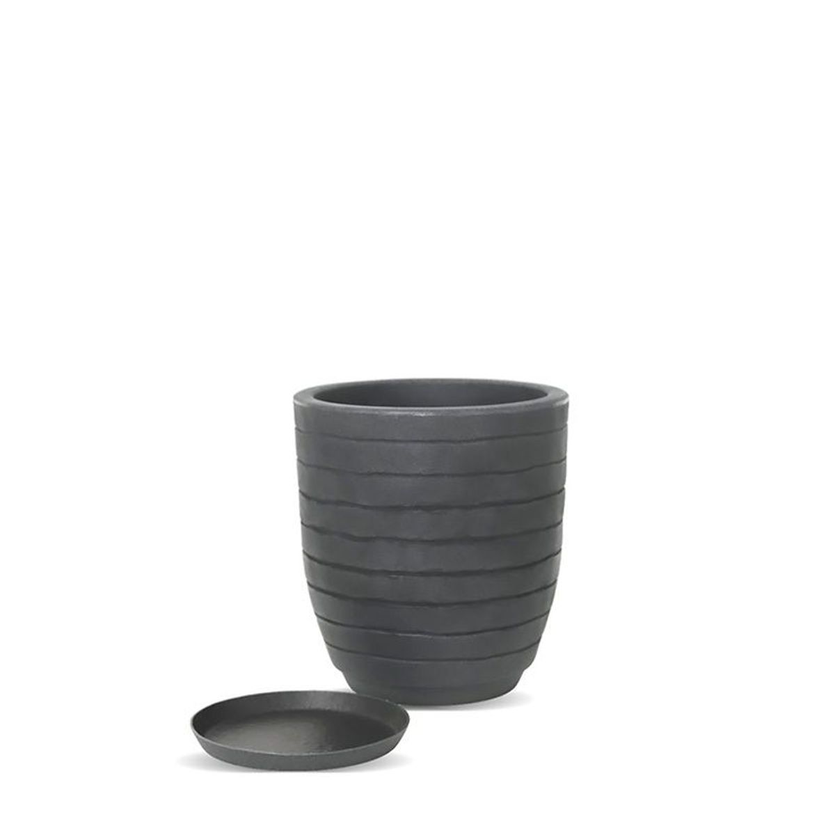 Vaso Relevo 24x28cm Antique Preto, marca Vasart - Foto Principal
