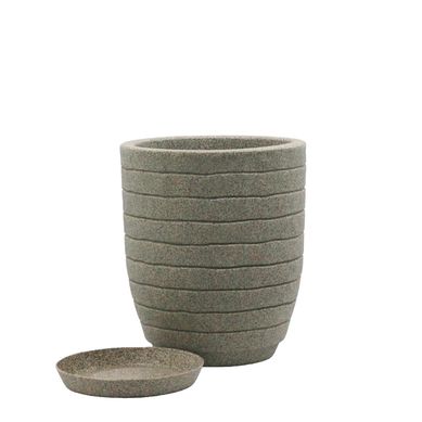 Vaso Relevo 30x40cm Granito Pedra