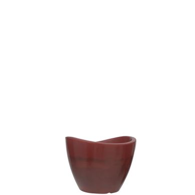 Vaso Copacabana Baixo 30x23cm Antique Vermelho